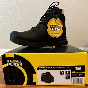 Men’s Original SWAT Alpha Fury 6” Polishable Toe boots